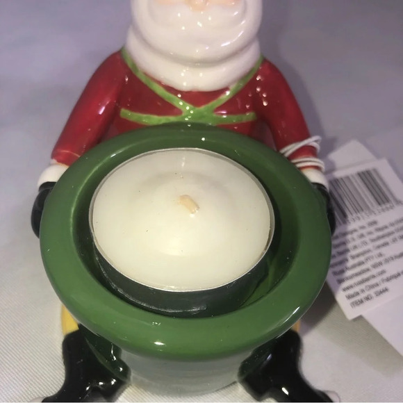 5/$25 
Russ Jolly Saint Nick Tea Light Holder Santa 5”x4” Ceramic Christmas - Picture 9 of 9